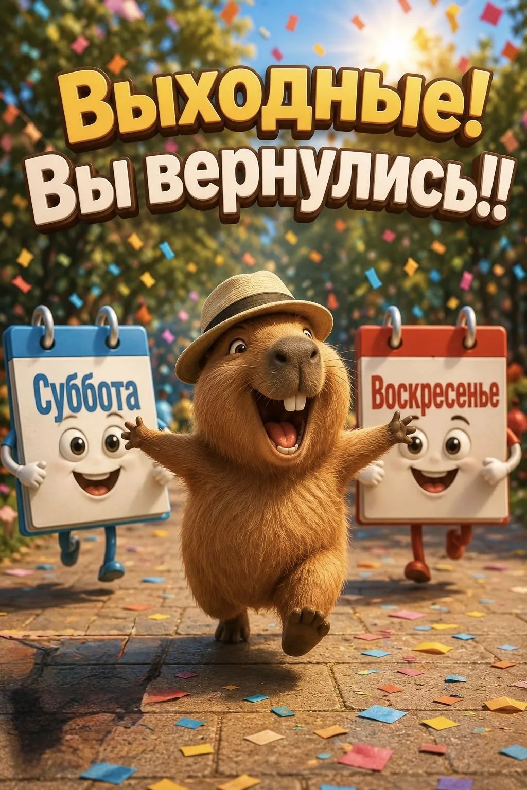 Выходные! Вы вернулись!! Суббота Воскресенье