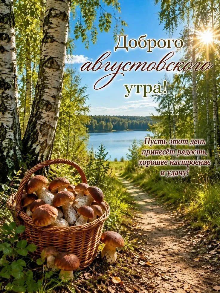 Доброго августовского утра! Пусть этот день принесет радость, хорошее настроение и удачу!