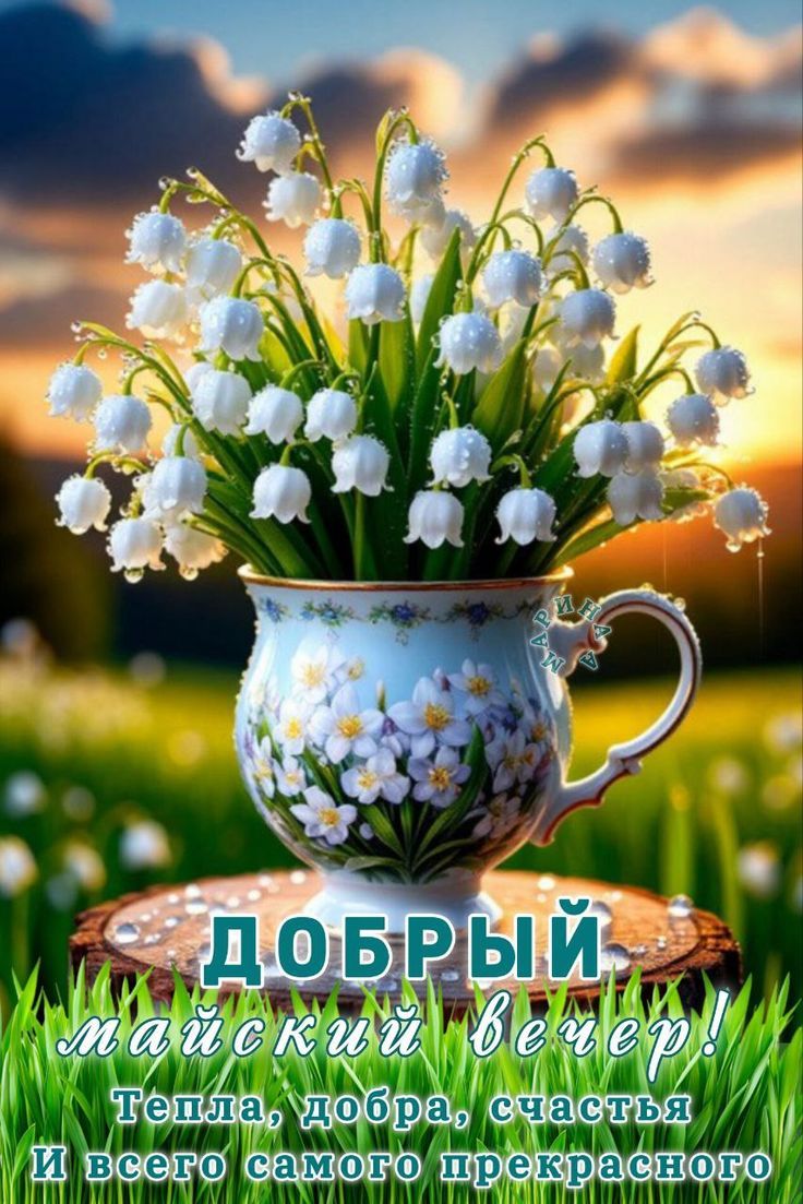 Добрый майский вечер! Тепла, добра, счастья и всего самого прекрасного.