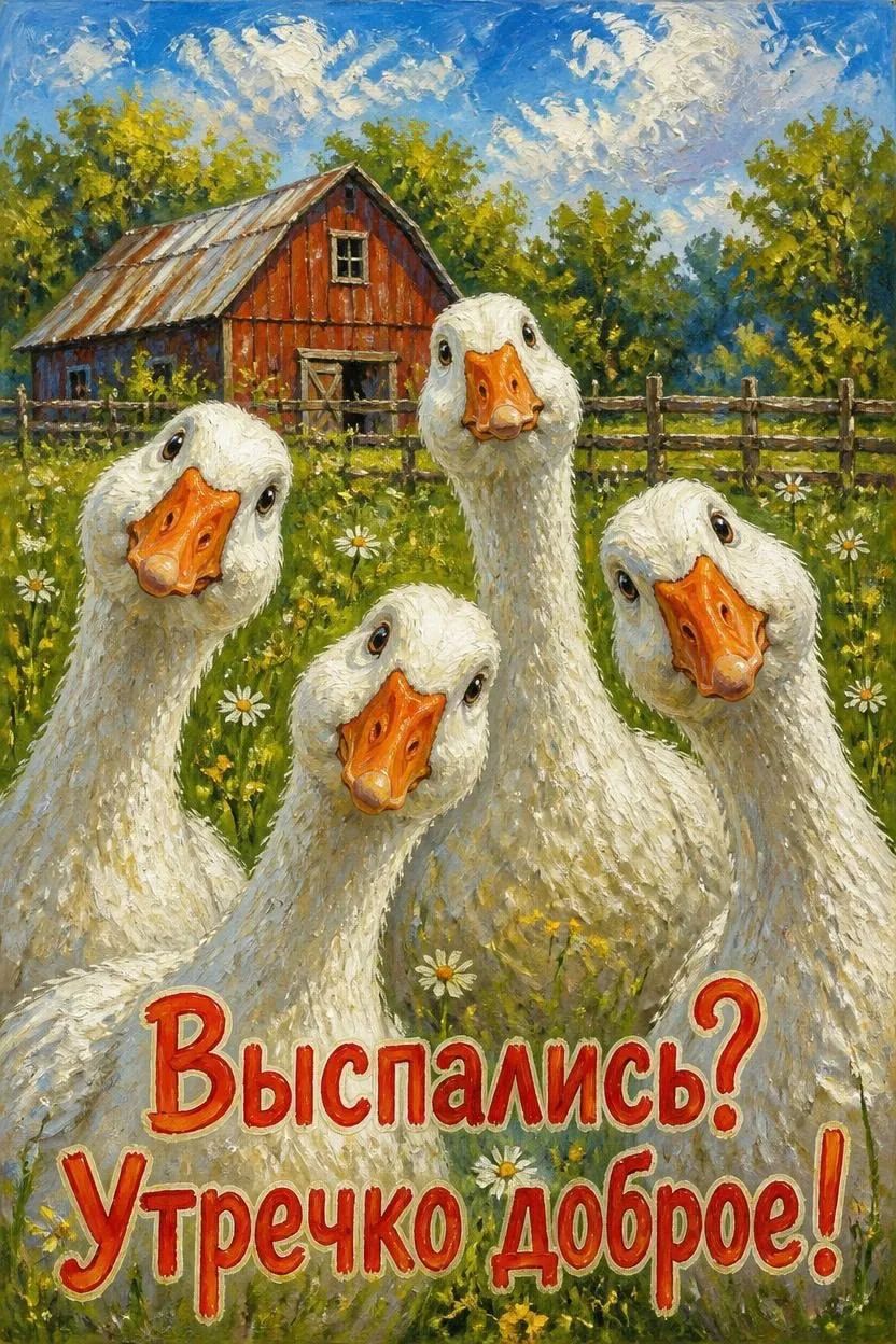 Выспались? Утречко доброе!