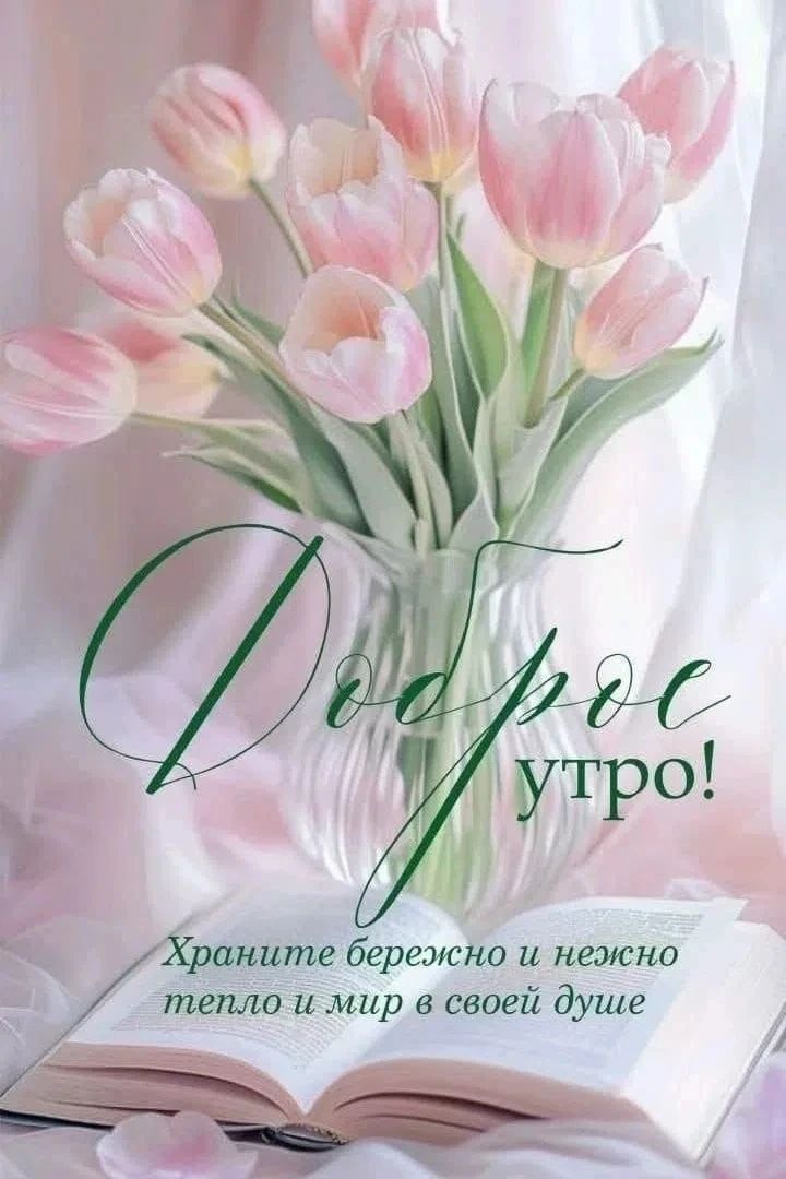 Доброе утро! Храните бережно и нежно тепло и мир в своей душе