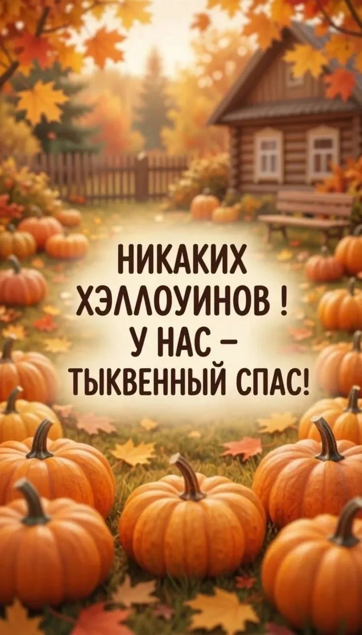 НИКАКИХ ХЭЛЛОУИНОВ! У НАС – ТЫКВЕННЫЙ СПАС!