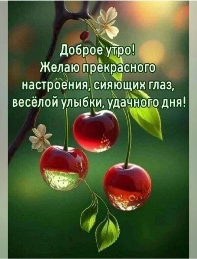 Доброе утро! Желаю прекрасного настроения, сияющих глаз, весёлой улыбки, удачного дня!