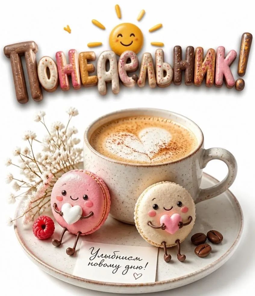 Понедельник! Улыбнемся новому дню!