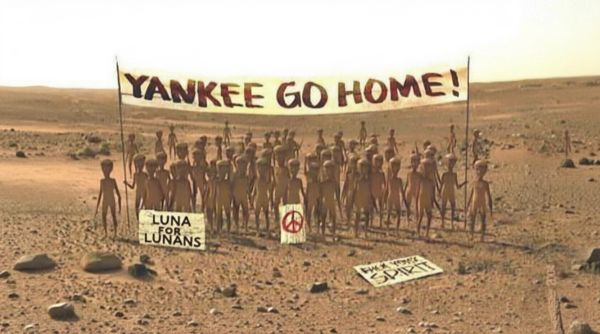 YANKEE GO HOME! LUNA FOR LUNANS FUCK YOUR SPIRIT
