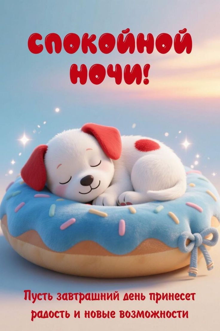Спокойной ночи! Пусть завтрашний день принесет радость и новые возможности