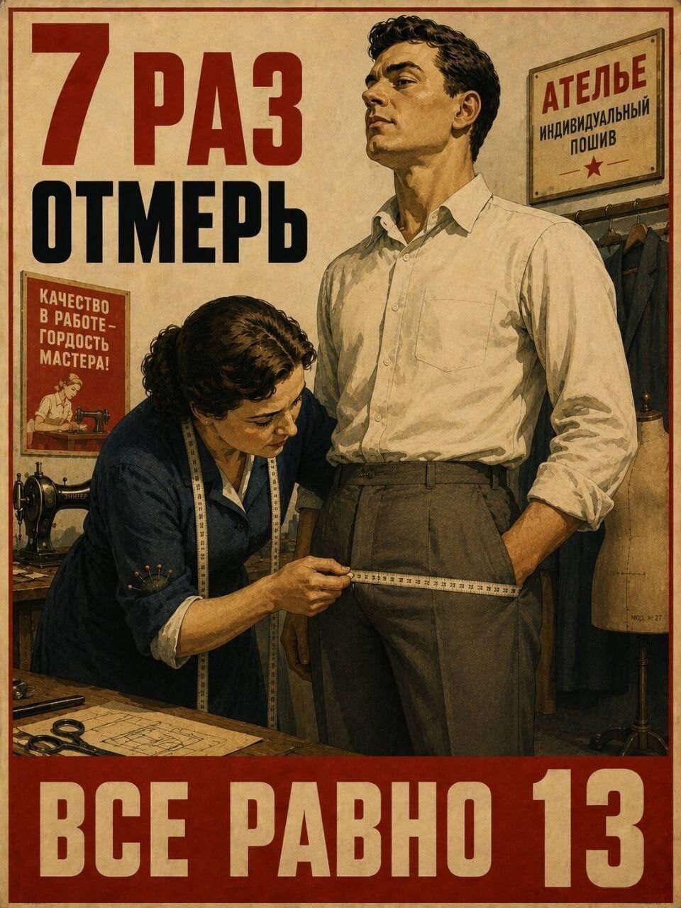 7 РАЗ ОТМЕРЬ АТЕЛЬЕ ИНДИВИДУАЛЬНЫЙ ПОШИВ КАЧЕСТВО В РАБОТЕ - ГОРДОСТЬ МАСТЕРА! ВСЕ РАВНО 13