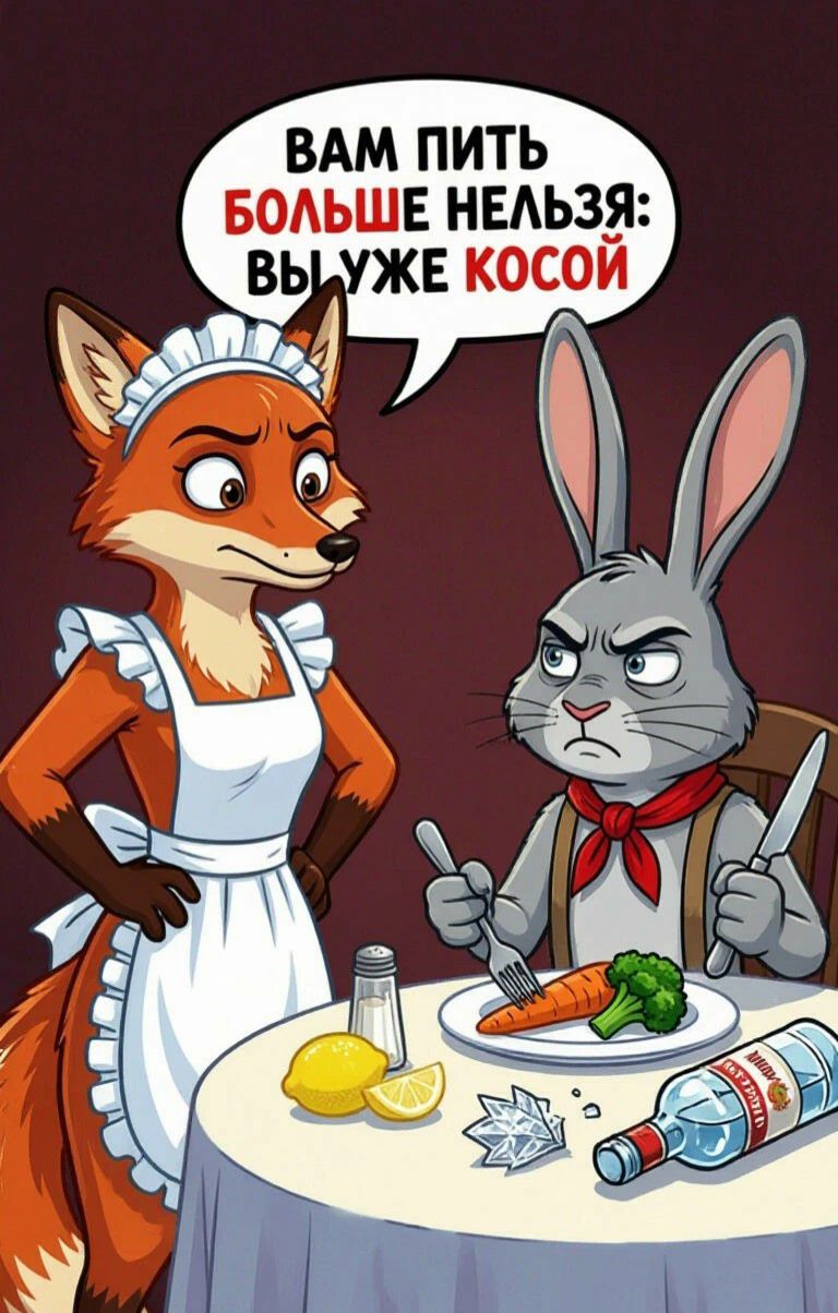 Вам пить больше нельзя: вы уже косой