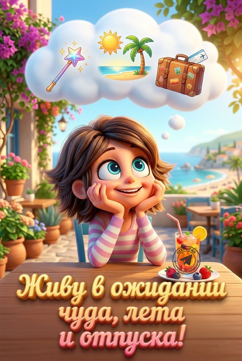 Живу в ожидании чуда, лета и отпуска!