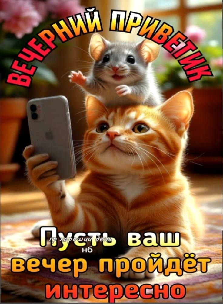 ВЕЧЕРНИЙ ПРИВЕТИК Пусть ваш вечер пройдёт интересно