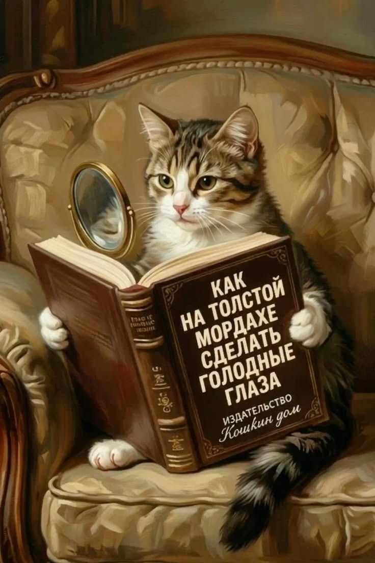 Как на толстой мордахе сделать голодные глаза. Издательство Кошкин дом