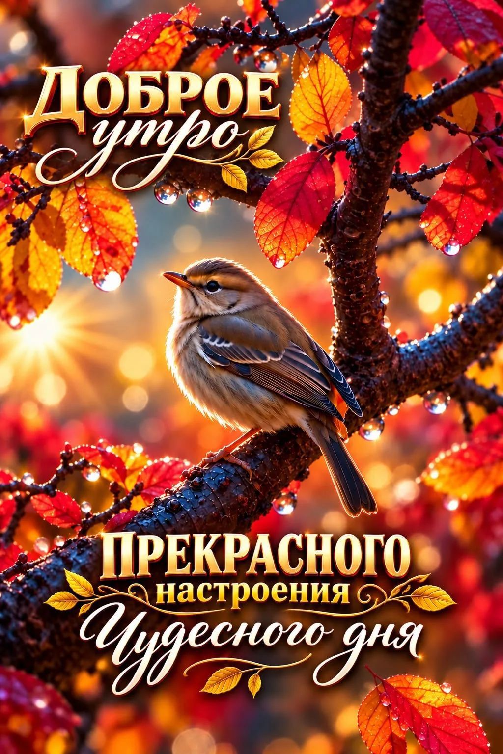 Доброе утро! Прекрасного настроения, чудесного дня