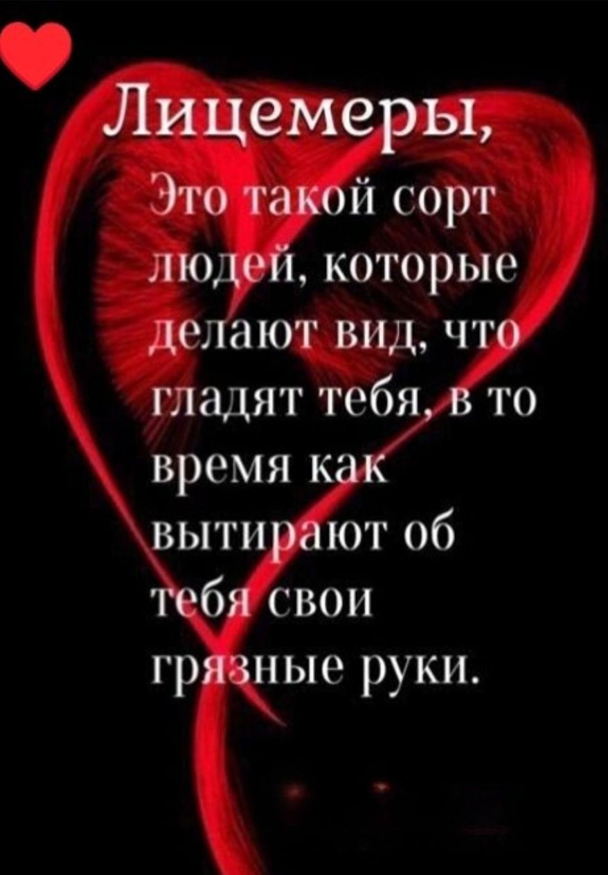 Лицемеры, Это такой сорт людей, которые делают вид, что гладят тебя, в то время как вытирают об тебя свои грязные руки.