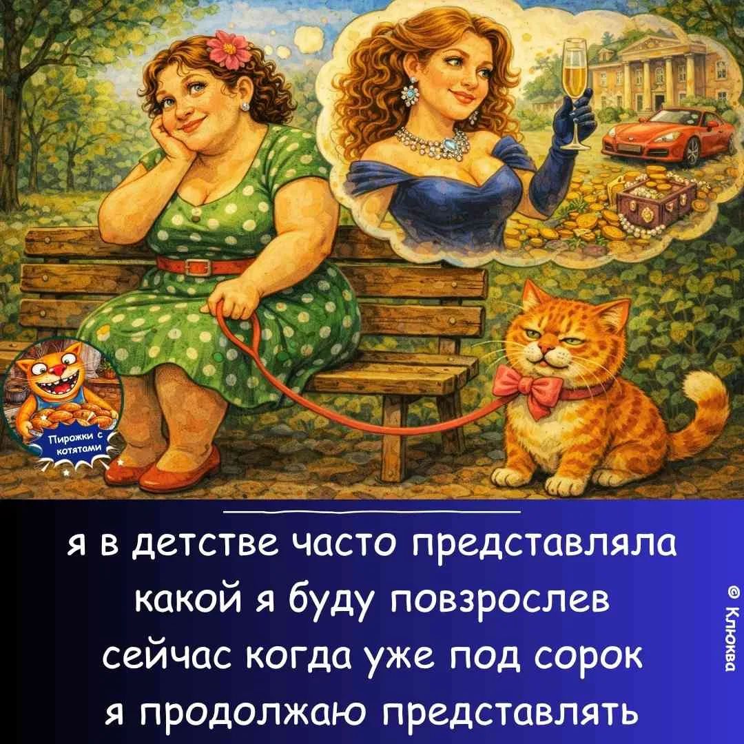 Пирожки с котятами. я в детстве часто представляла какой я буду повзрослев сейчас когда уже под сорок я продолжаю представлять