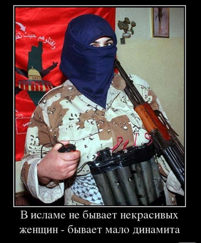 В исламе не бывает некрасивых женщин - бывает мало динамита