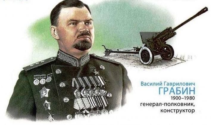 Василий Гаврилович ГРАБИН 1900-1980 генерал-полковник, конструктор