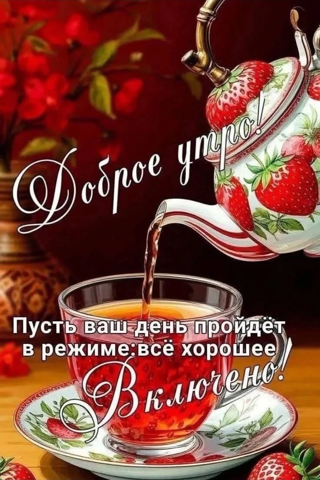 Доброе утро! Пусть ваш день пройдёт в режиме: всё хорошее Включено!