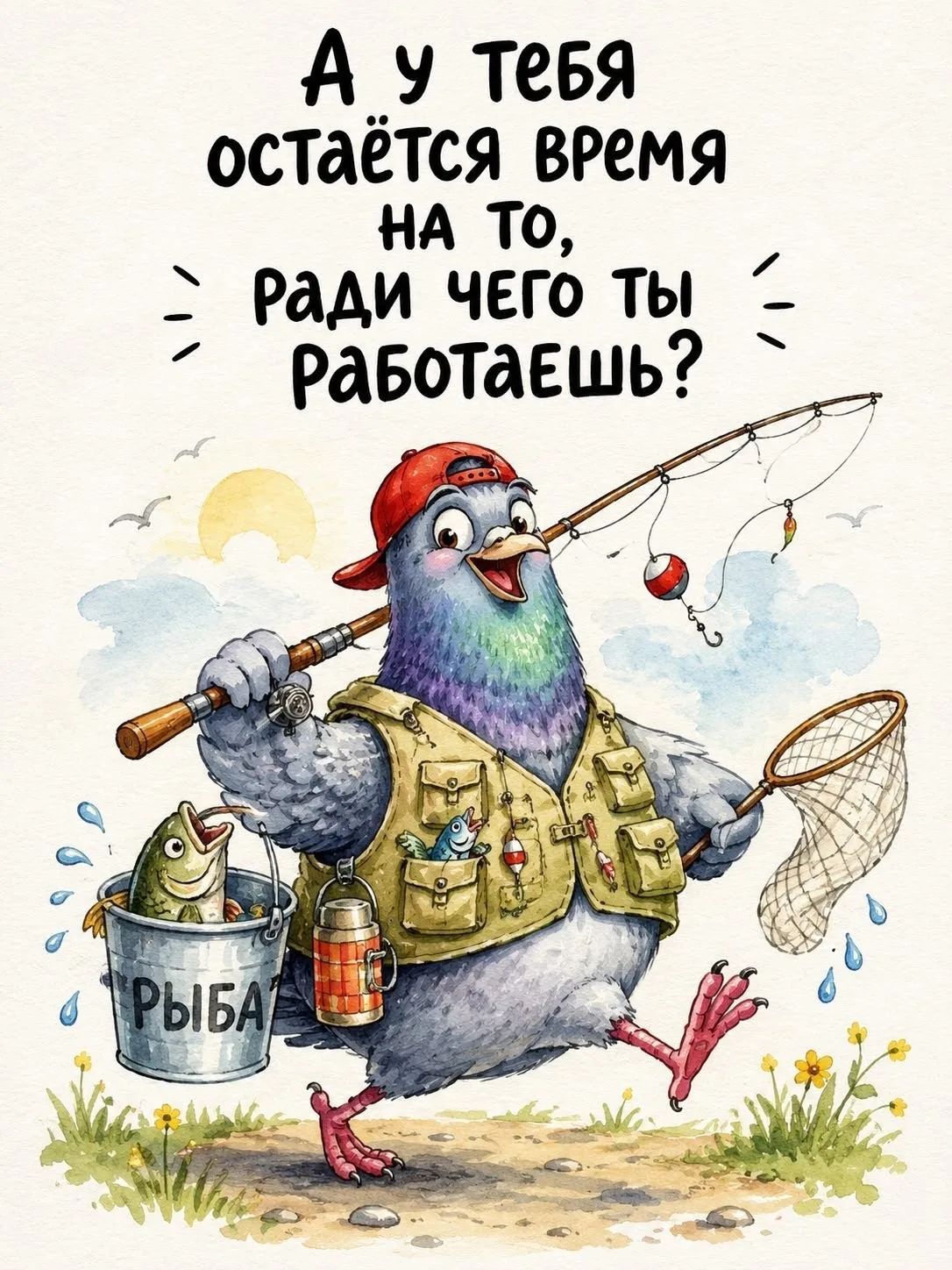 А у тебя остаётся время на то, ради чего ты работаешь? РЫБА