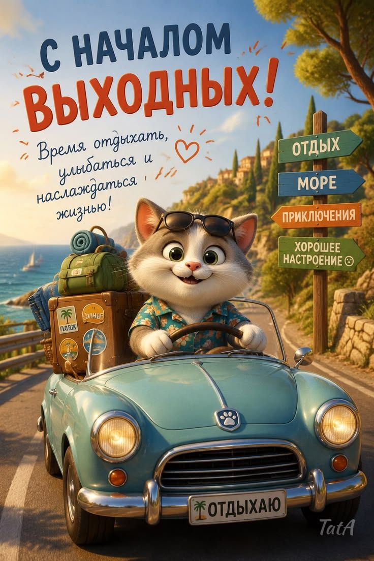 С НАЧАЛОМ ВЫХОДНЫХ! Время отдыхать, улыбаться и наслаждаться жизнью! ОТДЫХ МОРЕ ПРИКЛЮЧЕНИЯ ХОРОШЕЕ НАСТРОЕНИЕ ОТДЫХАЮ