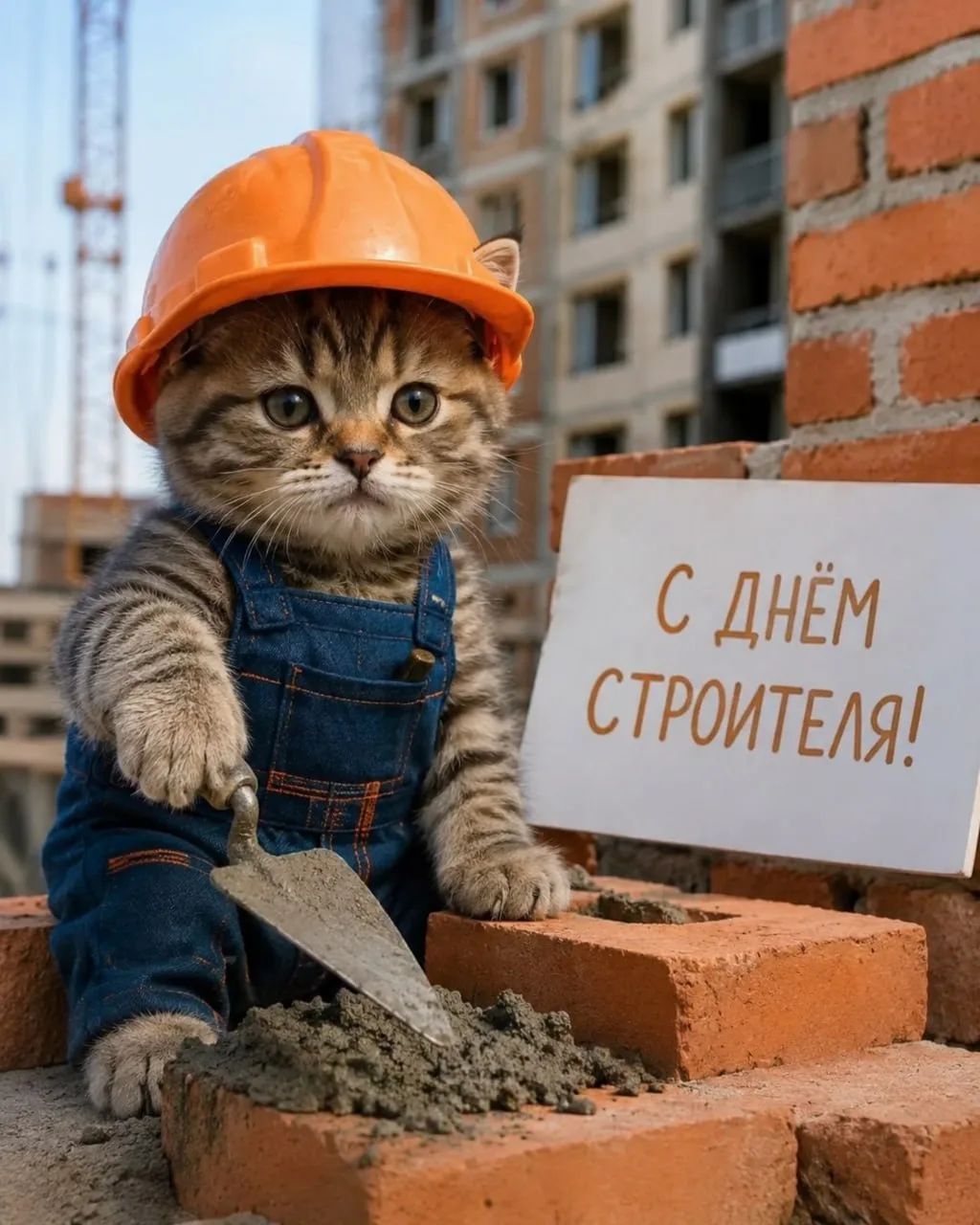 С днём строителя!
