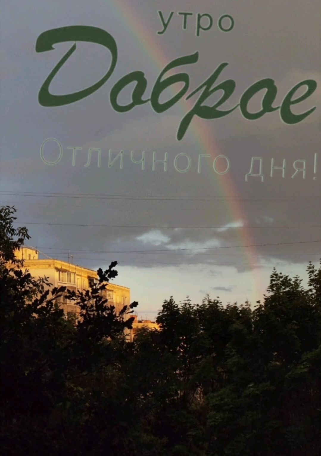 утро Доброе Отличного дня!