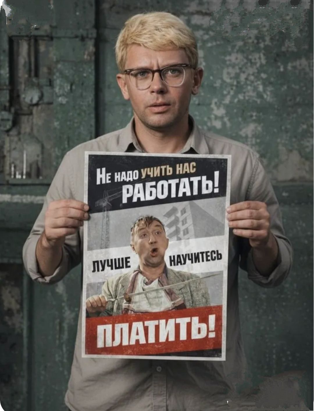 Не надо учить нас РАБОТАТЬ! ЛУЧШЕ НАУЧИТЕСЬ ПЛАТИТЬ!