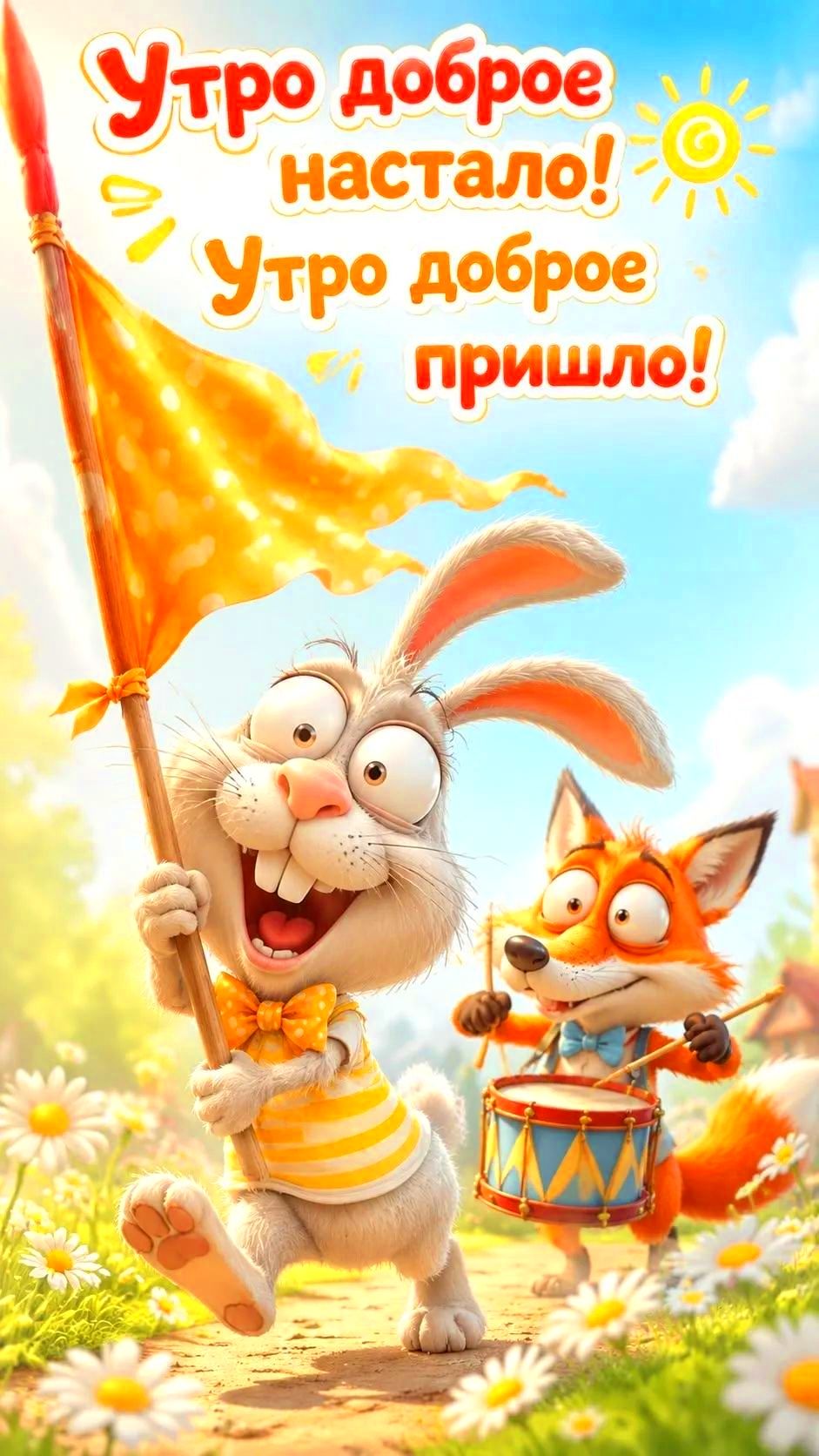 Утро доброе настало! Утро доброе пришло!
