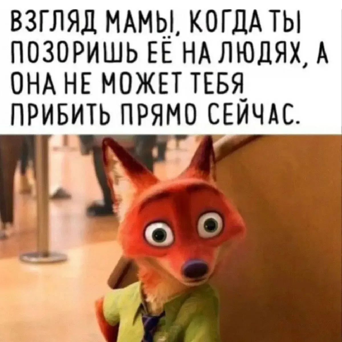 ВЗГЛЯД МАМЫ, КОГДА ТЫ ПОЗОРИШЬ ЕЁ НА ЛЮДЯХ, А ОНА НЕ МОЖЕТ ТЕБЯ ПРИБИТЬ ПРЯМО СЕЙЧАС.