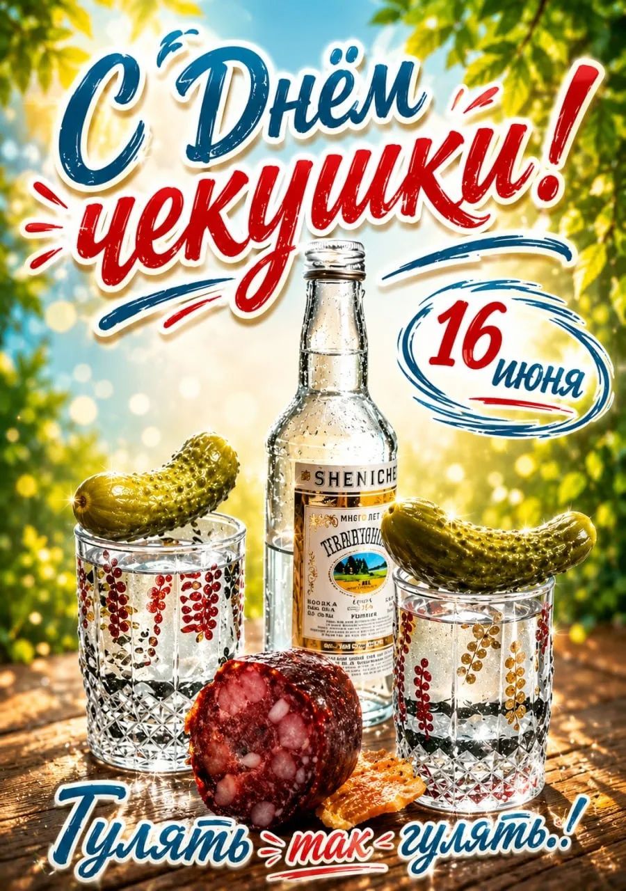 С Днём чекушки! 16 июня. Гулять так гулять!