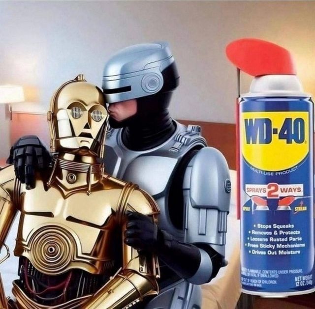 WD-40 MULTI-USE PRODUCT SPRAYS 2 WAYS Stops Squeaks Removes & Protects Loosens Rusted Parts Frees Sticky Mechanisms Drives Out Moisture