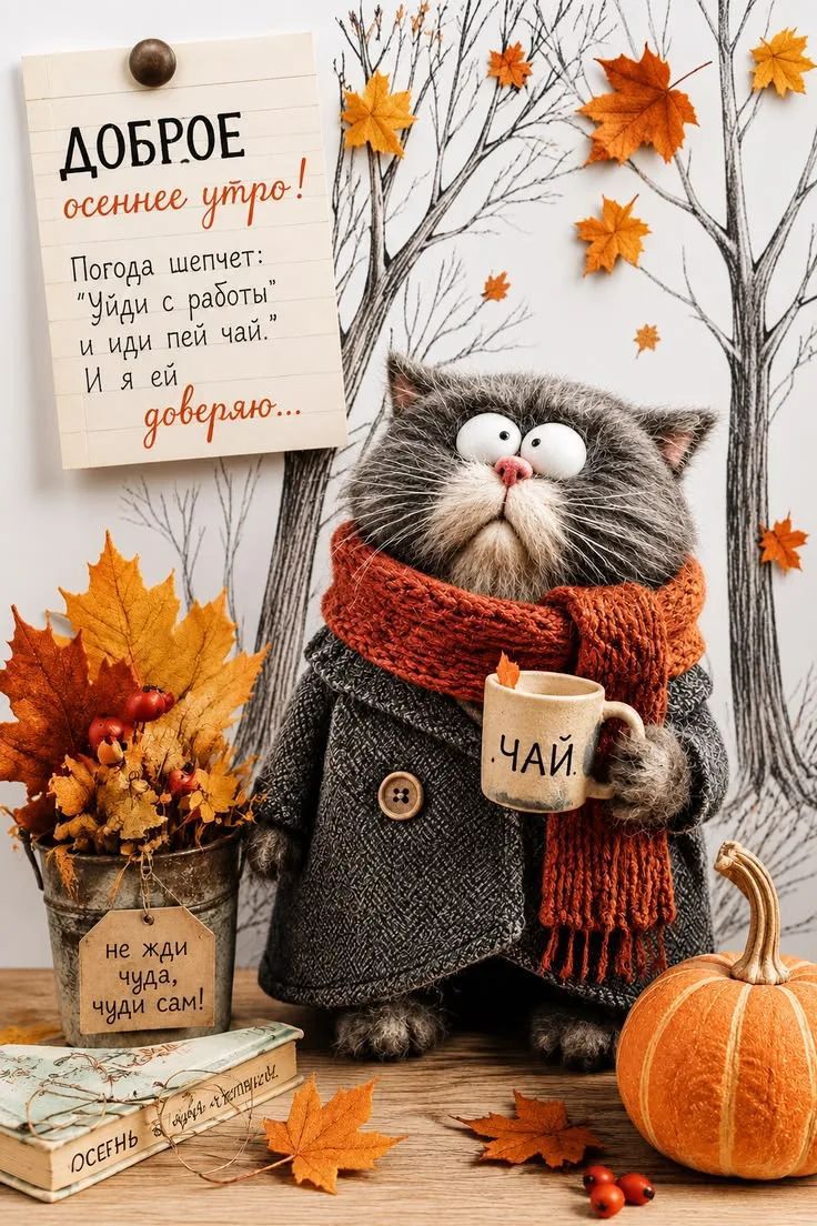 ДОБРОЕ осеннее утро! Погода шепчет: 