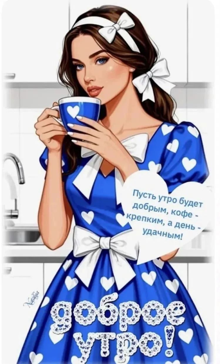 Пусть утро будет добрым, кофе - крепким, а день - удачным! доброе утро!