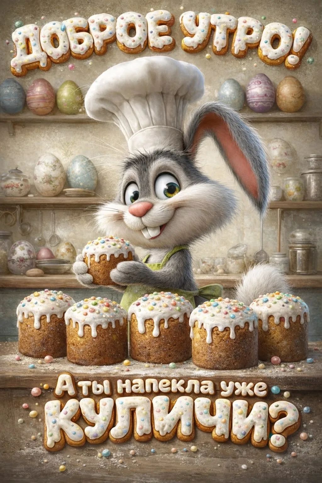 ДОБРОЕ УТРО! А ты напекла уже КУЛИЧИ?