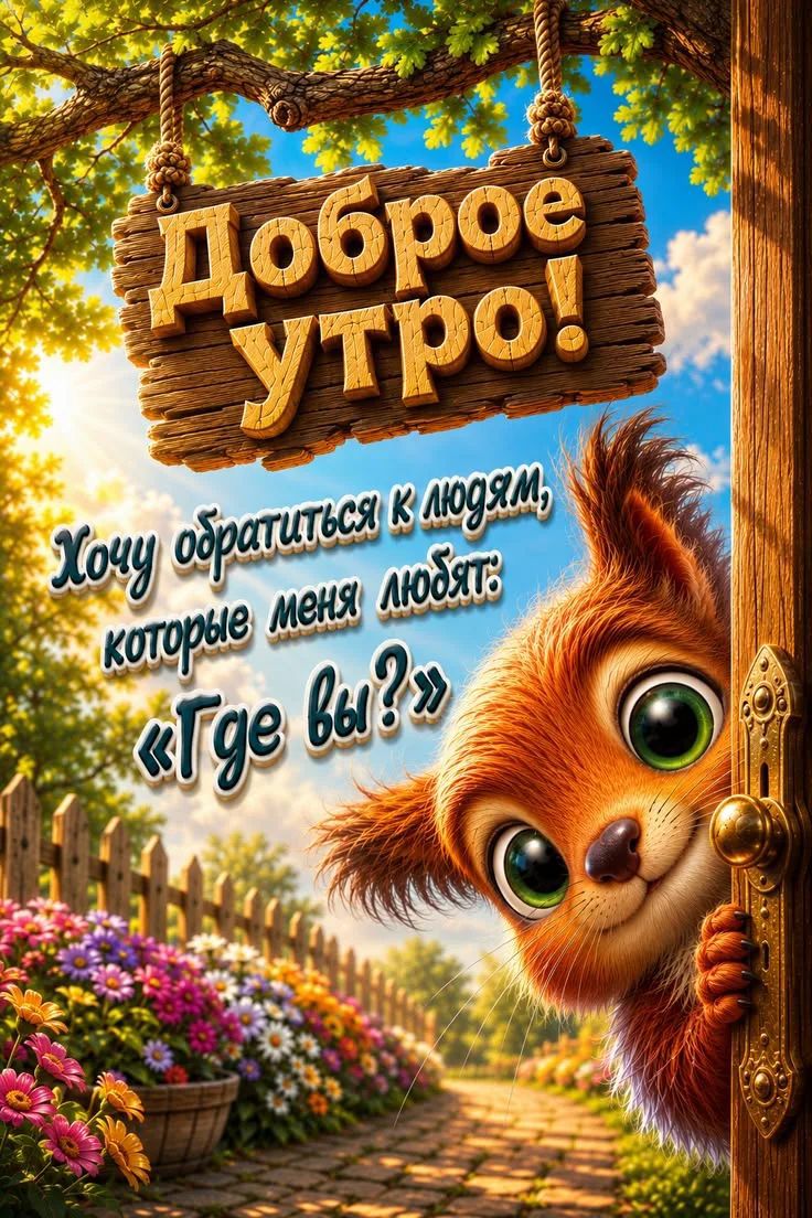 Доброе утро! Хочу обратиться к людям, которые меня любят: «Где вы?»