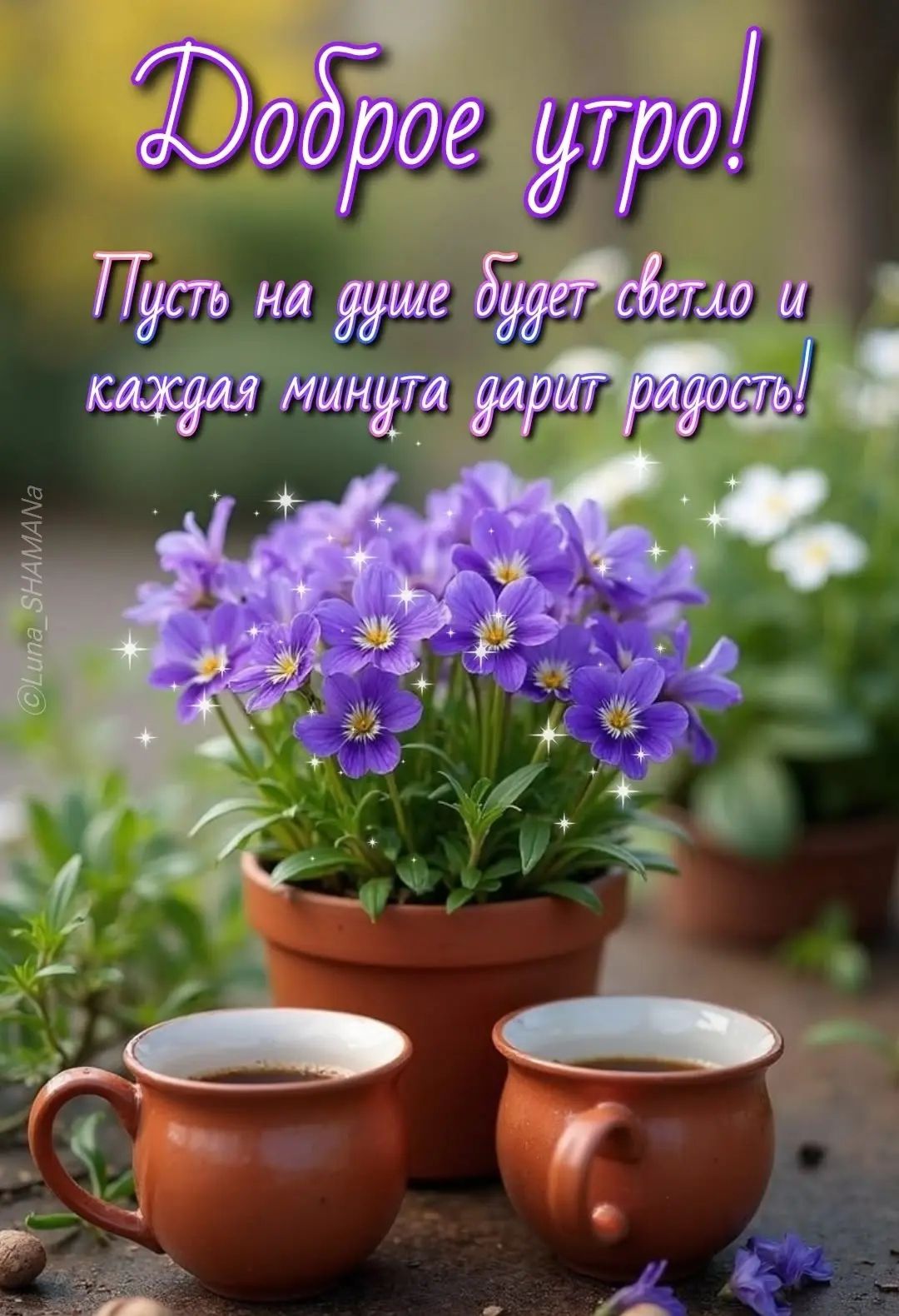 Доброе утро! Пусть на душе будет светло и каждая минута дарит радость!