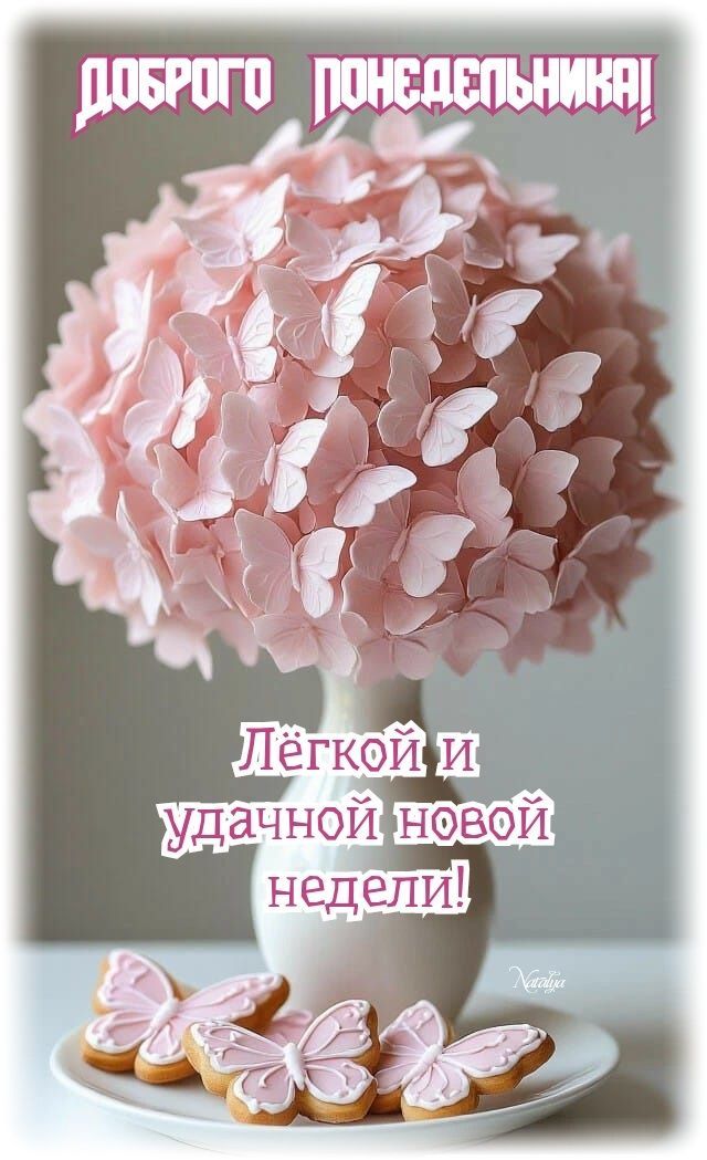 ДОБРОГО ПОНЕДЕЛЬНИКА! Лёгкой и удачной новой недели!