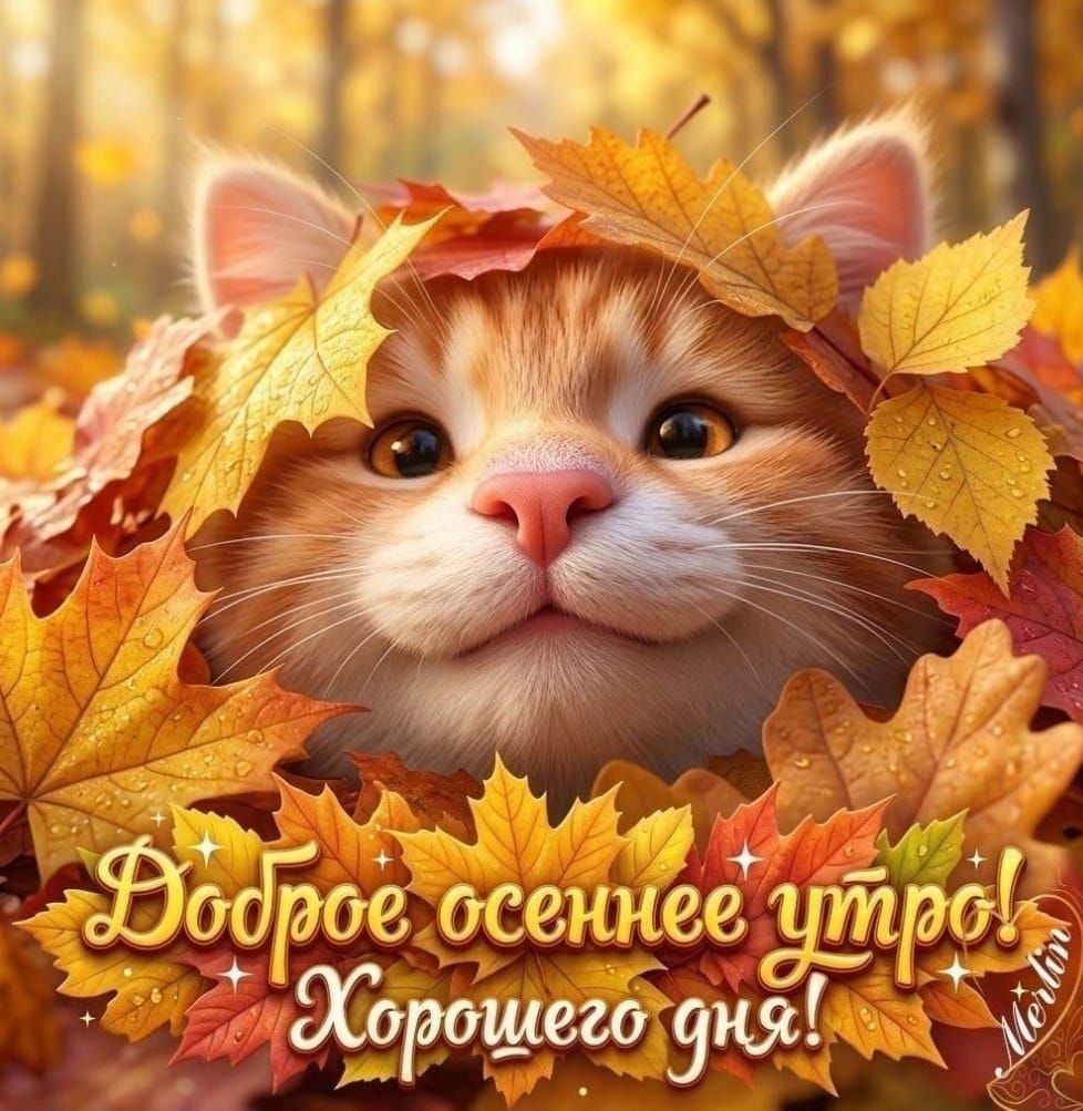 Доброе осеннее утро! Хорошего дня!