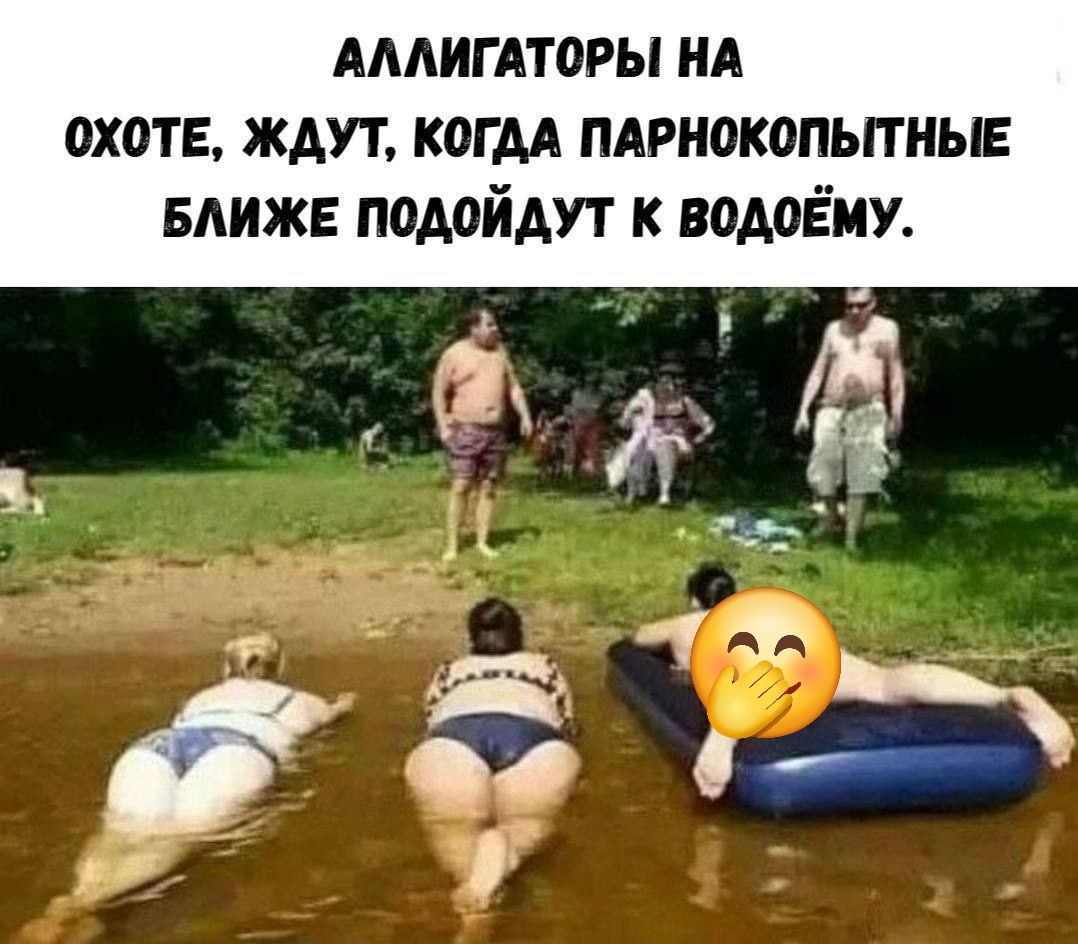 АЛЛИГАТОРЫ НА ОХОТЕ, ЖДУТ, КОГДА ПАРНОКОПЫТНЫЕ БЛИЖЕ ПОДОЙДУТ К ВОДОЁМУ.
