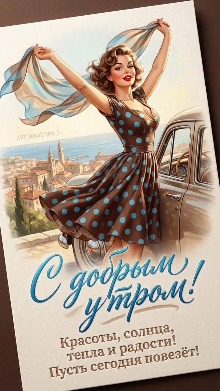 ART TANYUSHA S С добрым утром! Красоты, солнца, тепла и радости! Пусть сегодня повезёт!