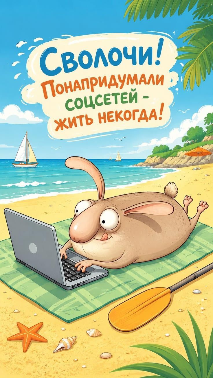 Сволочи! Понапридумывали соцсетей - жить некогда!
