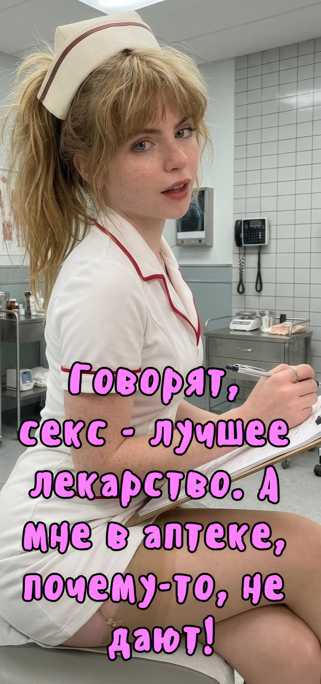 Говорят, секс - лучшее лекарство. А мне в аптеке, почему-то, не дают!