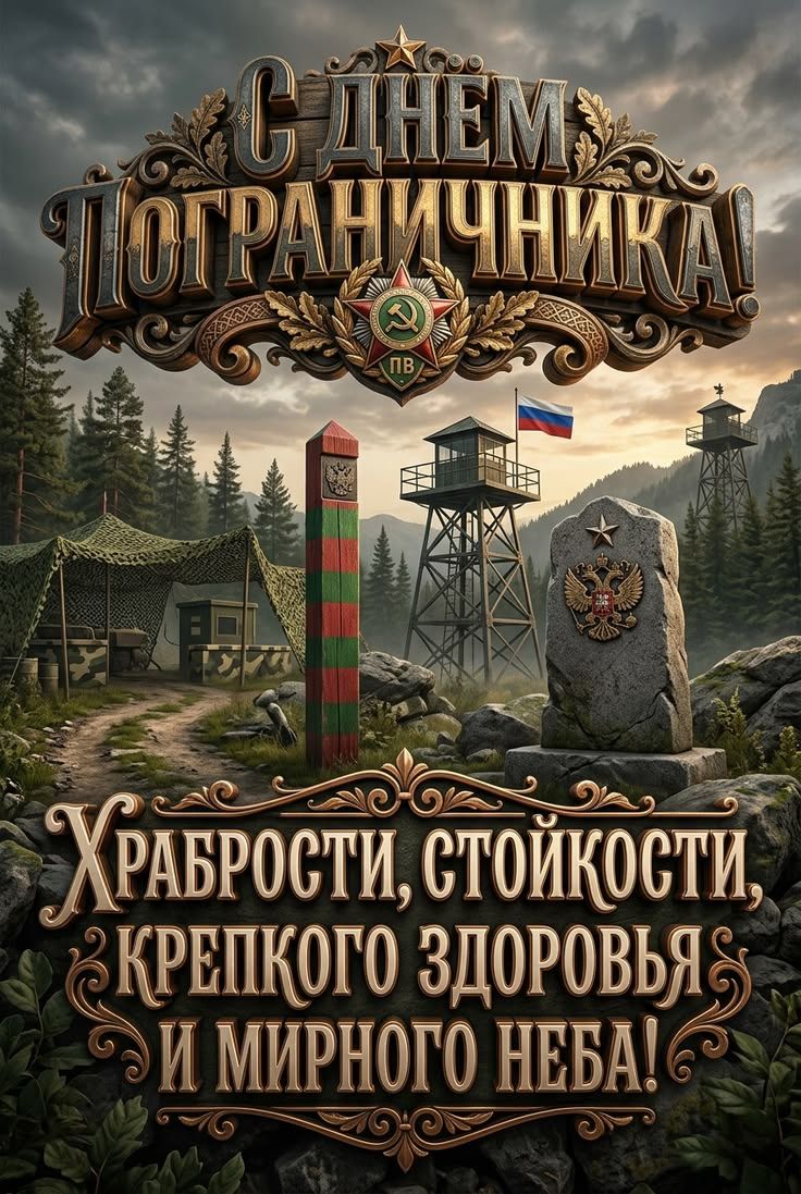 С ДНЕМ ПОГРАНИЧНИКА! ХРАБРОСТИ, СТОЙКОСТИ, КРЕПКОГО ЗДОРОВЬЯ И МИРНОГО НЕБА! ПВ