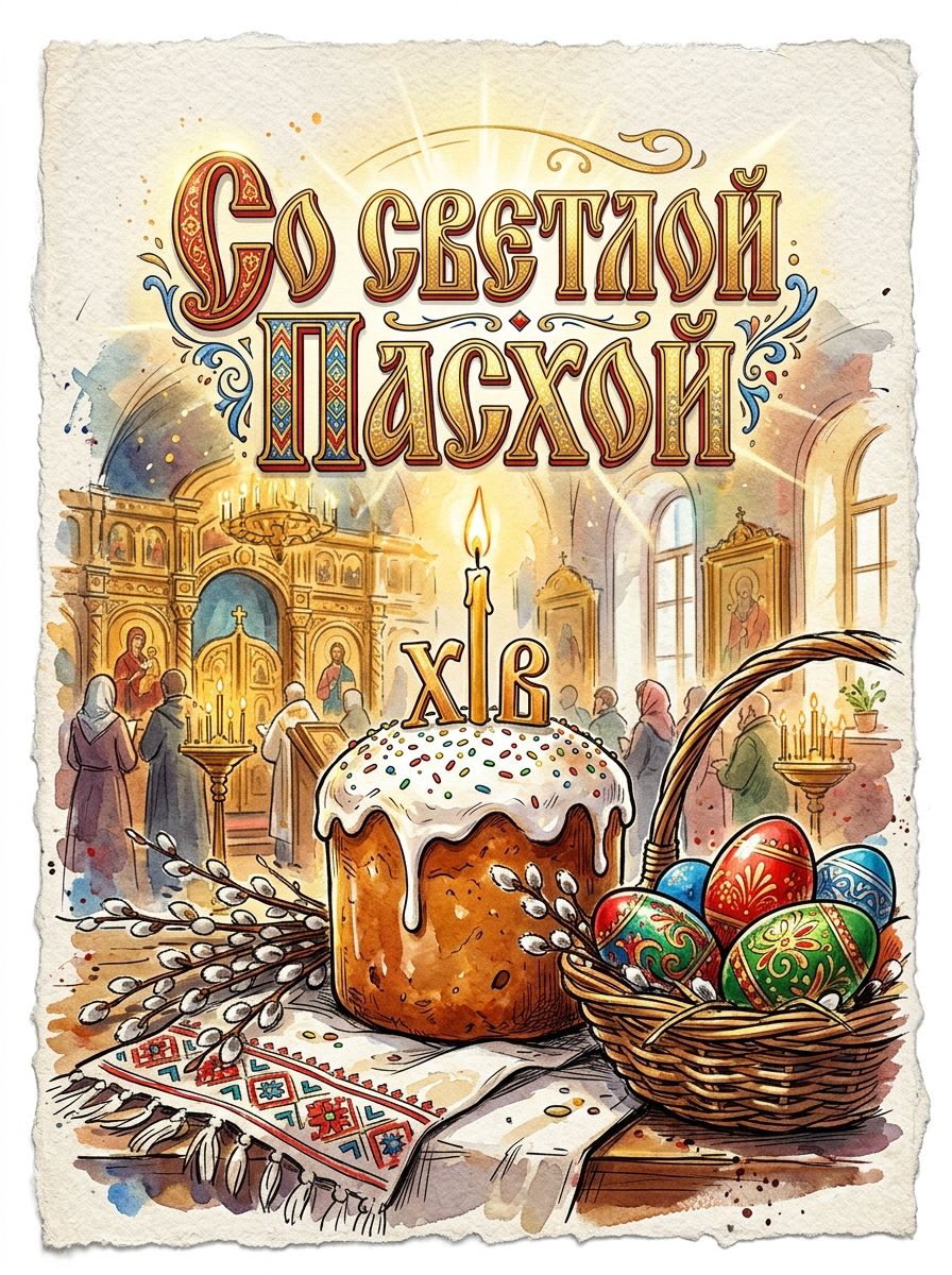 Со светлой Пасхой