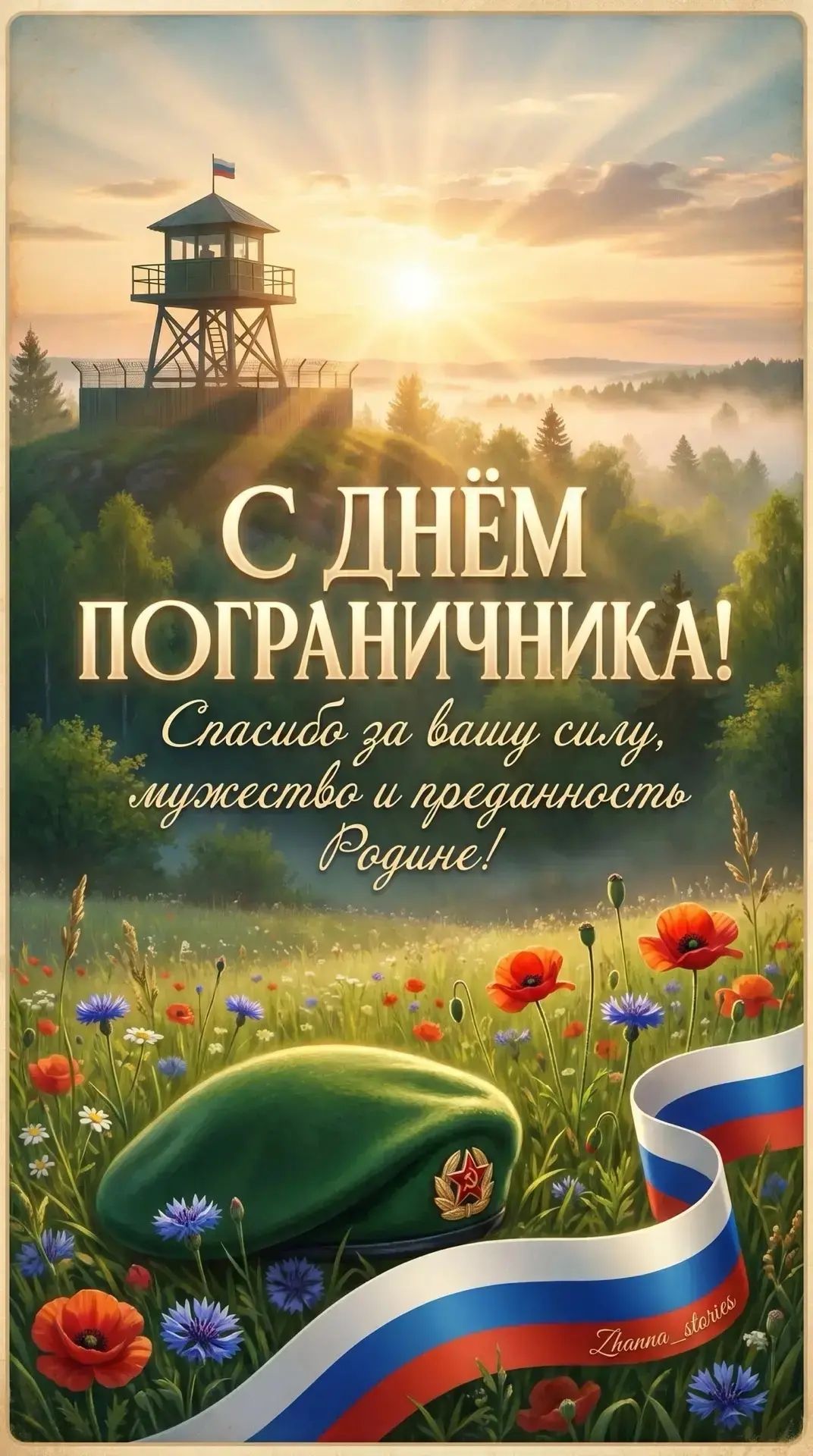 С ДНЁМ ПОГРАНИЧНИКА! Спасибо за вашу силу, мужество и преданность Родине!