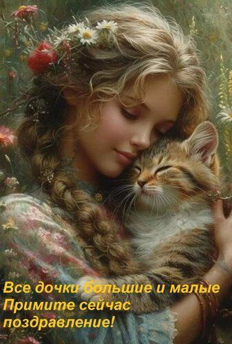 Все дочки большие и малые Примите сейчас поздравление!