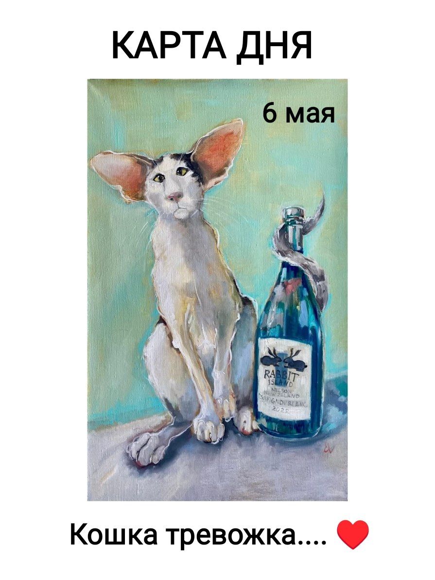 КАРТА ДНЯ 6 мая Кошка тревожка....