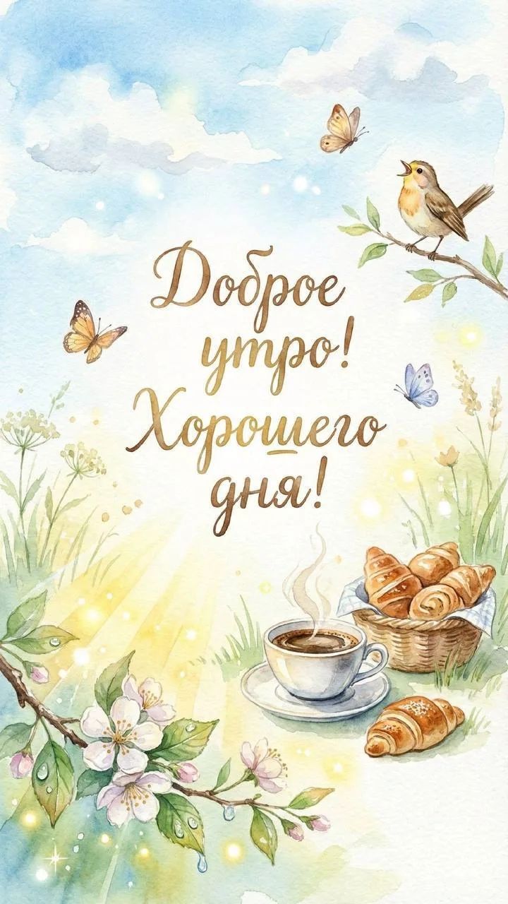 Доброе утро! Хорошего дня!