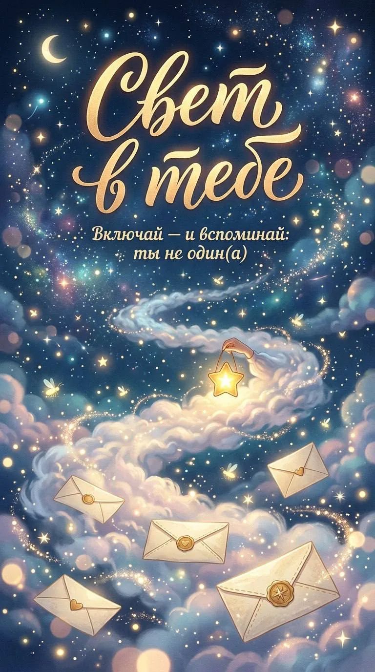 Свет в тебе Включай — и вспоминай: ты не один(а)