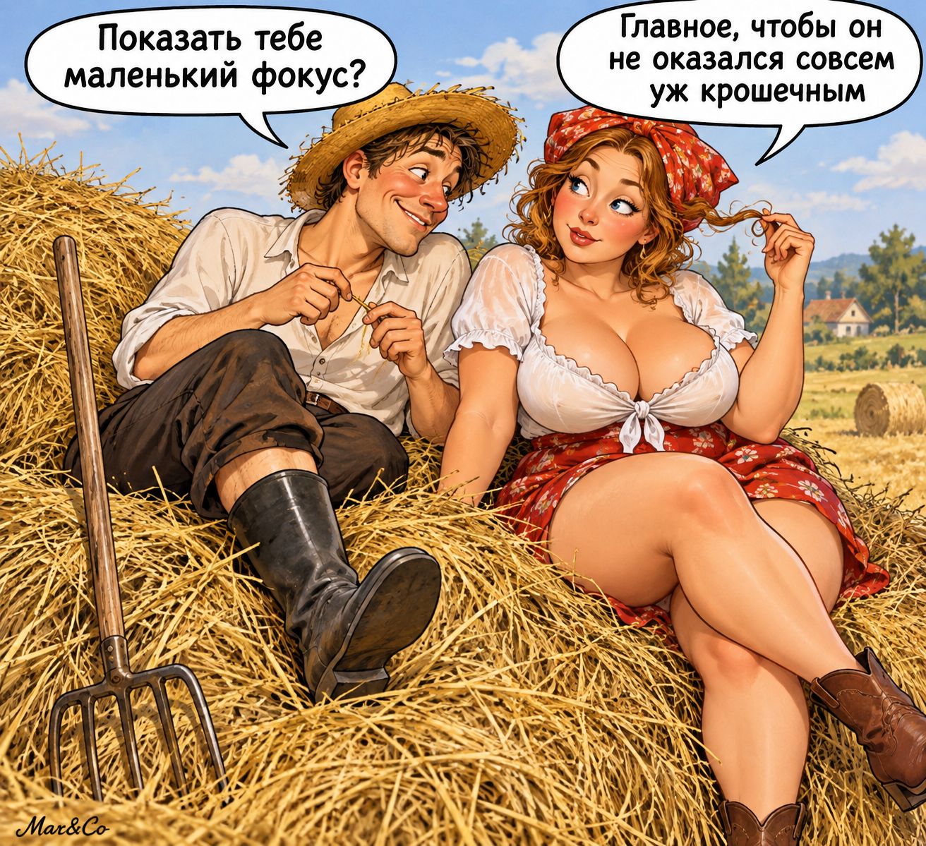Показать тебе маленький фокус? Главное, чтобы он не оказался совсем уж крошечным. Max & Co
