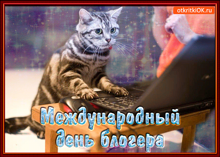 otkritkiOK.ru Международный день блогера